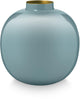 Pip studio - vaso - azzurro - metallo - 22x23cm