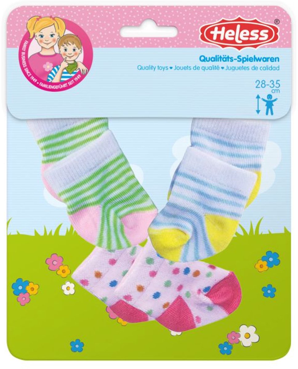 Dolls Sokkks 3 coppie, 28-35 cm