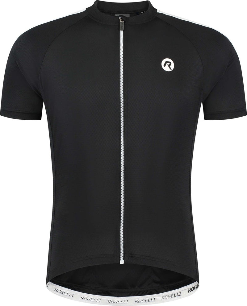 Maglia da ciclismo Rogelli explore da uomo - maniche corte - bianco e nero - l