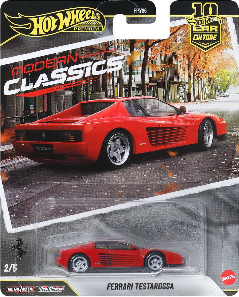 Hot wheels premium car culture - ferrari testarossa