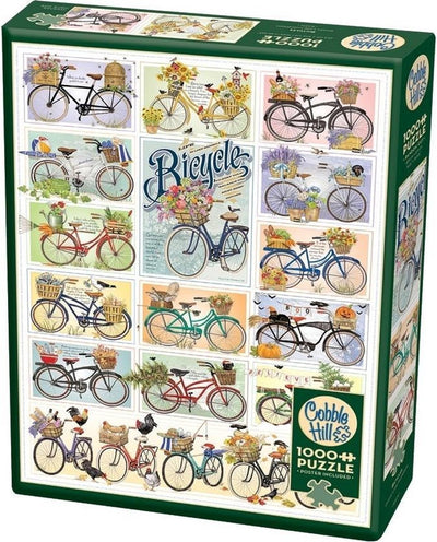 Cobble hill jigsaw puzzle bicycles 1000 pieces