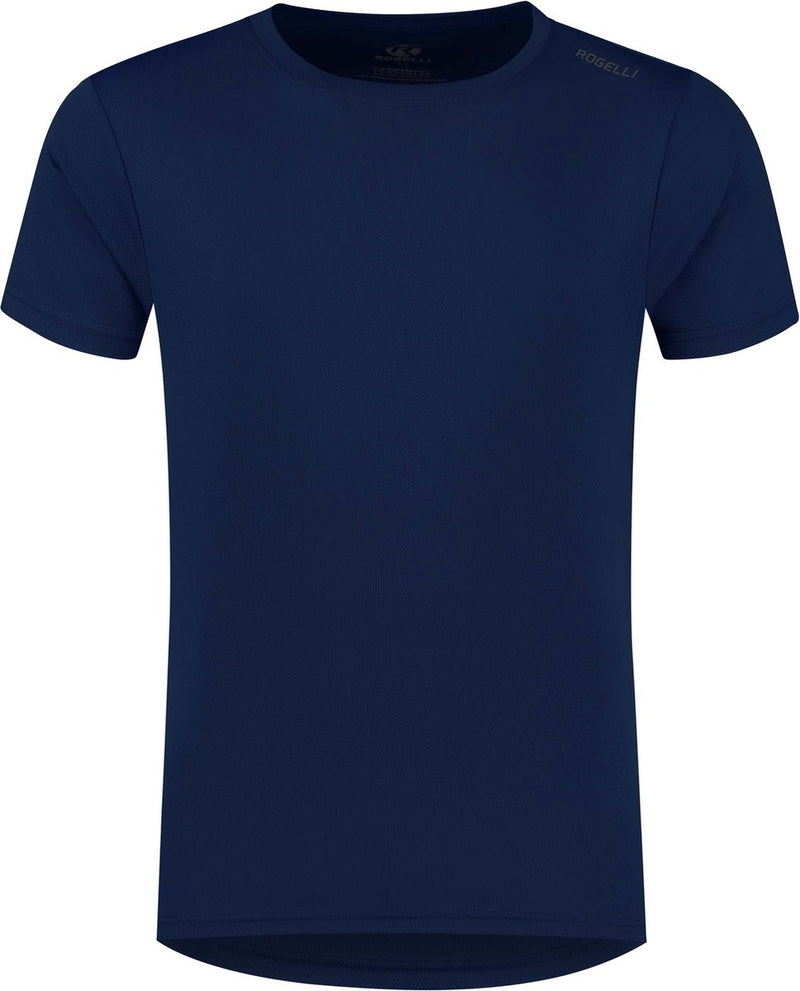 Rogelli promo hardloopshirt heren - korte mouwen - donkerblauw - s