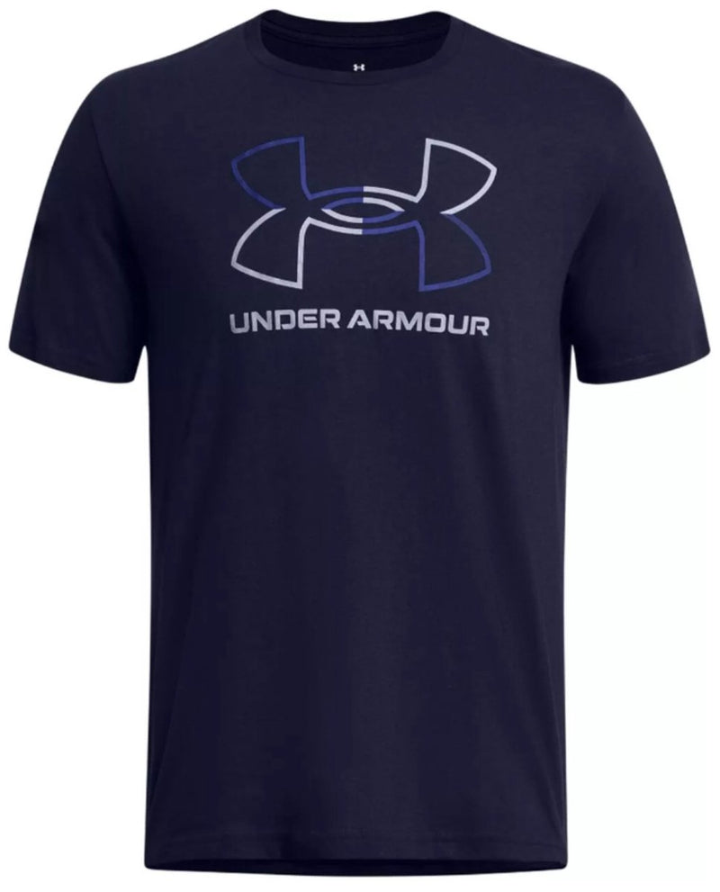 Under armour ua gl foundation update ss heren sportshirt - navy - royal - grijs
