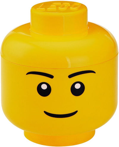 Stanza Copenhagen Lego Storage Head Boy, giallo