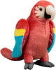 Tobar animigos world of nature eco knuffel rode ara 26 cm