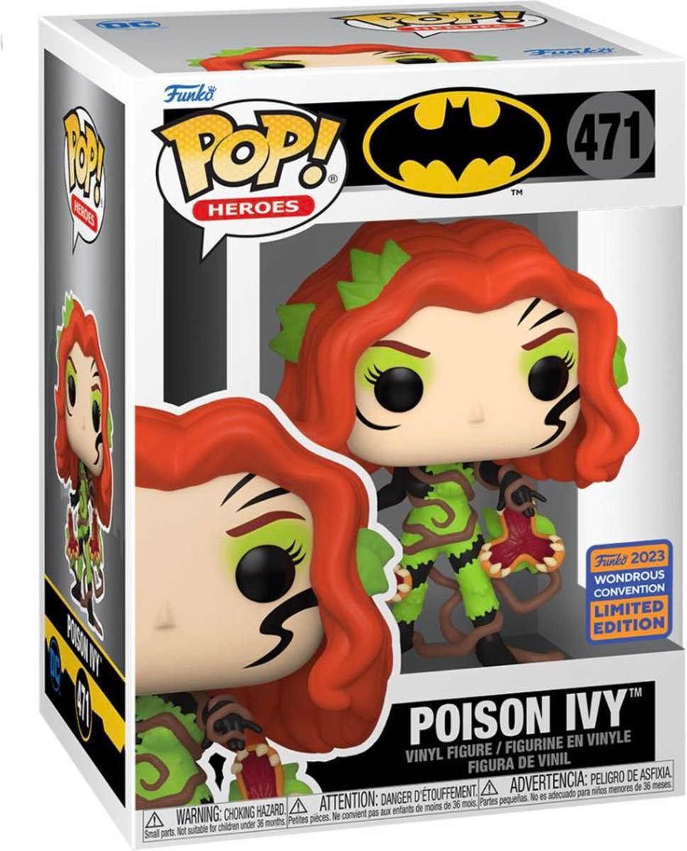 Funko pop! heroes: batman - poison ivy #471 2023 wondrous convention exclusive