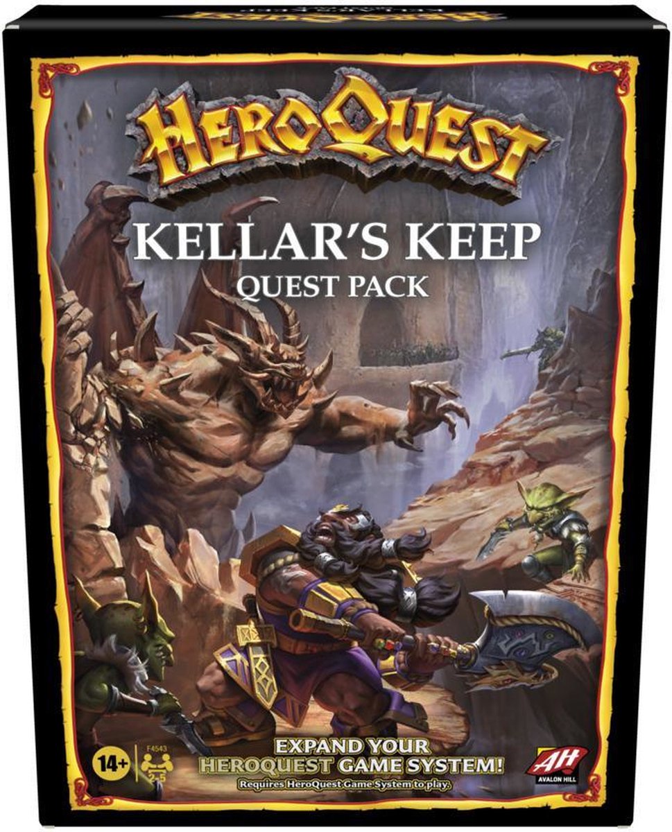 Hasbro gaming Avalon Hill Heroquest Kellar's Keep Espansione - Party Game