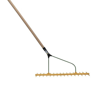 Mm eurotool rastrillo poli inclinado 16tds con mango 160cm