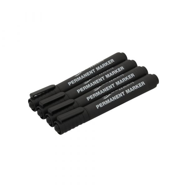 Conjunto de 4 marcadores negros