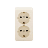 Ac stopcontt 2-voudig + ra opbouw - afbeelding 1