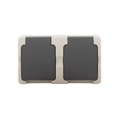 AC Socket 2 x impermeable