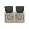 Ac stopcontt 2 x waterdicht