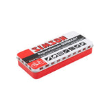 reparatiedoos Normaal 8 x 6 cm aluminium rood 10-delig - afbeelding 1