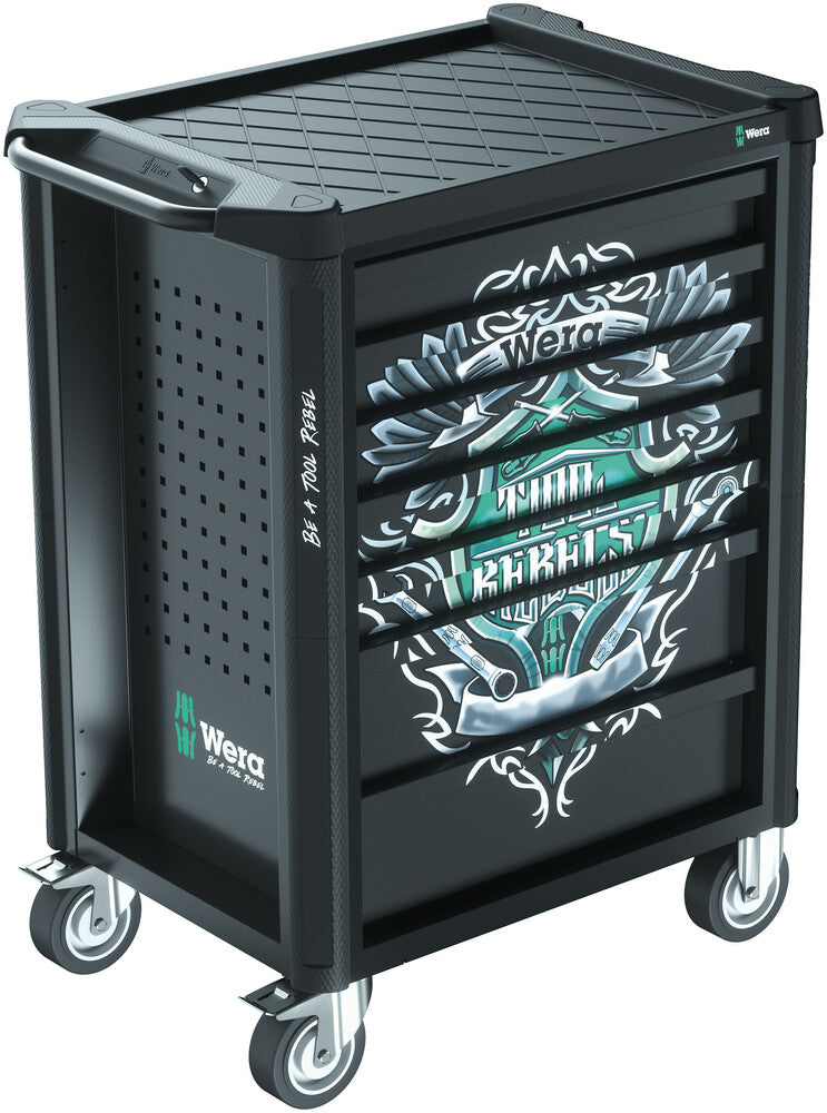 Carrello da officina Wera 9700 Tool Rebel 1, 94 pezzi - 05150130001