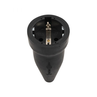Enchufe Black Contra + RA 16 Amp.