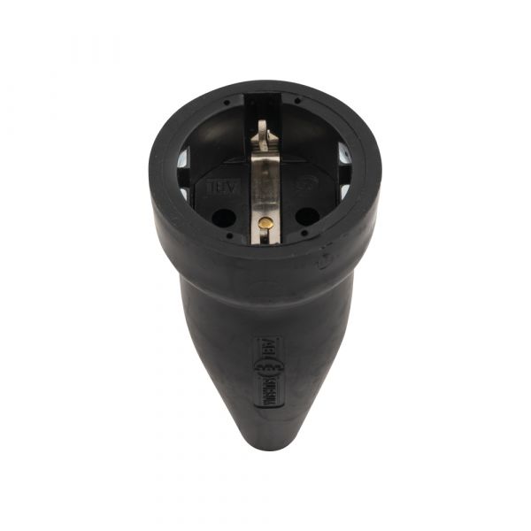 plug black contra + ra 16 amp.