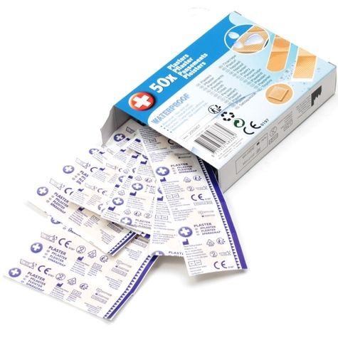 Pleister assortiment 50 delig