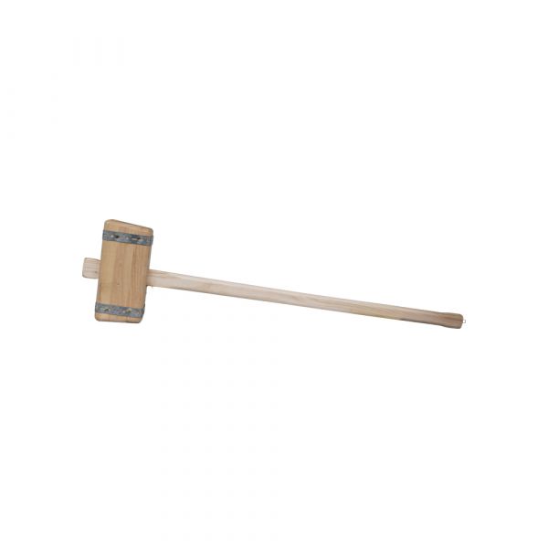 Martello da giardino eurotool quadrato con manico 110cm mm