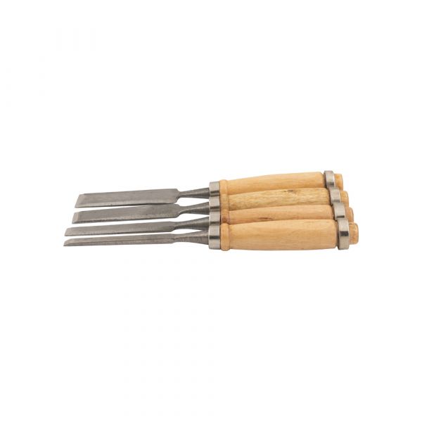 set di achisel in legno a 4 pezzi