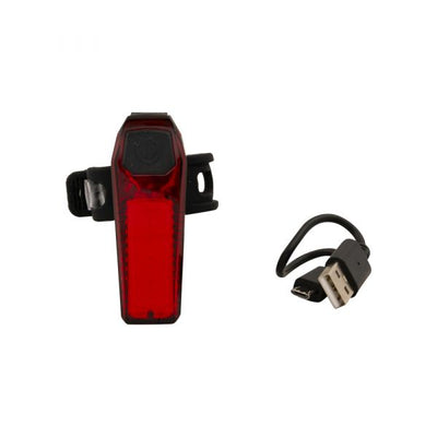 Lámpara de bicicleta de CA detrás de recargable
