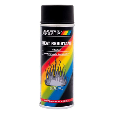 Resistente al calore nero lacca spray motip (400 ml)