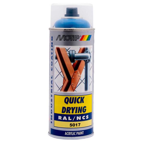 RAL5017 industriale 400 ml. Motip