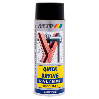 RAL9005 industriale 400 ml. Motip