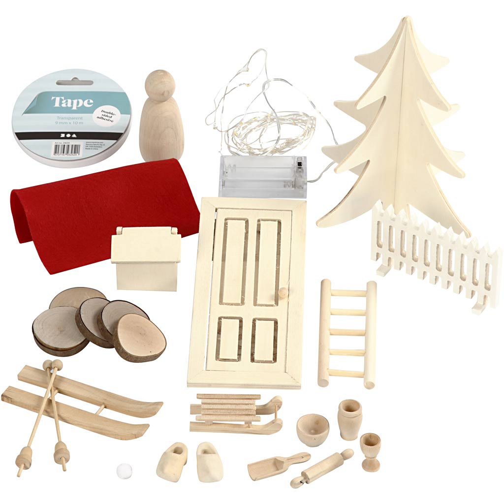 Creativ company gnome door set, 1 set
