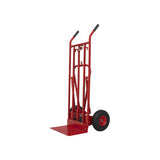 Steekwagen rood + steunwiel.* - afbeelding 1