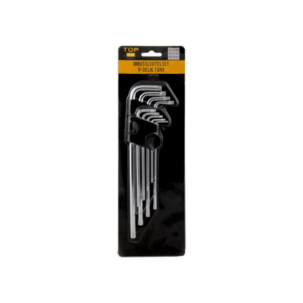 Topgear Topgear Allen Keys Set 9 pezzi, Torx