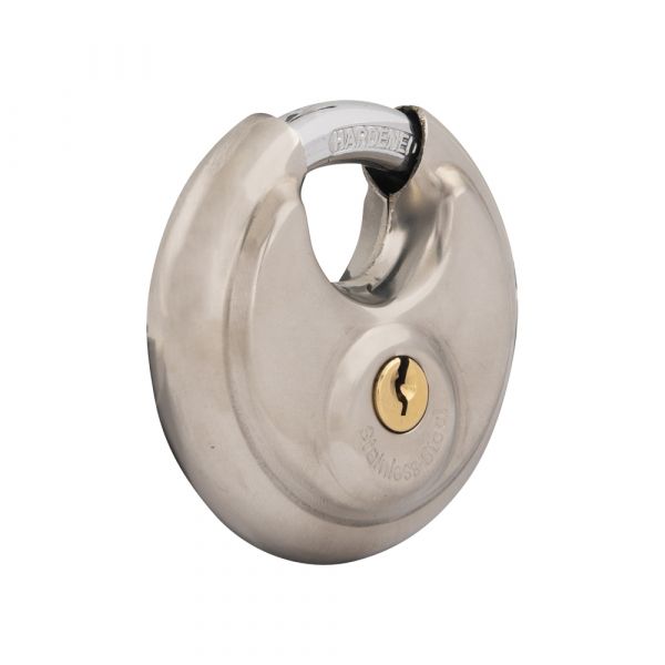TrailerGear Trailergear Discutir bloqueo de acero inoxidable endurecido 70 mm