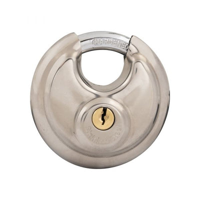 TrailerGear Trailergear Discutir bloqueo de acero inoxidable endurecido 70 mm