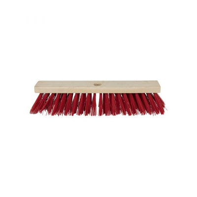 GARDENGEAR Bezem nylon rood 40 cm.