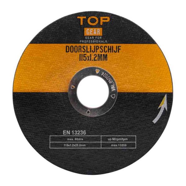 Disco di taglio 3 pezzi 115x1,2 mm.