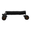 Cavo a spirale 7 p. + Tappi 12v