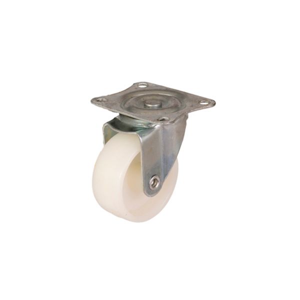 Bok+Zwenkwiel 50 mm, bianco