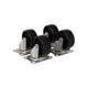 Trailergear trailergear 4 x Zwenkwiel 50 mm. black