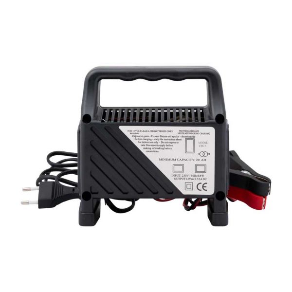Caricatore della batteria CA 12 volt, 6 ampère