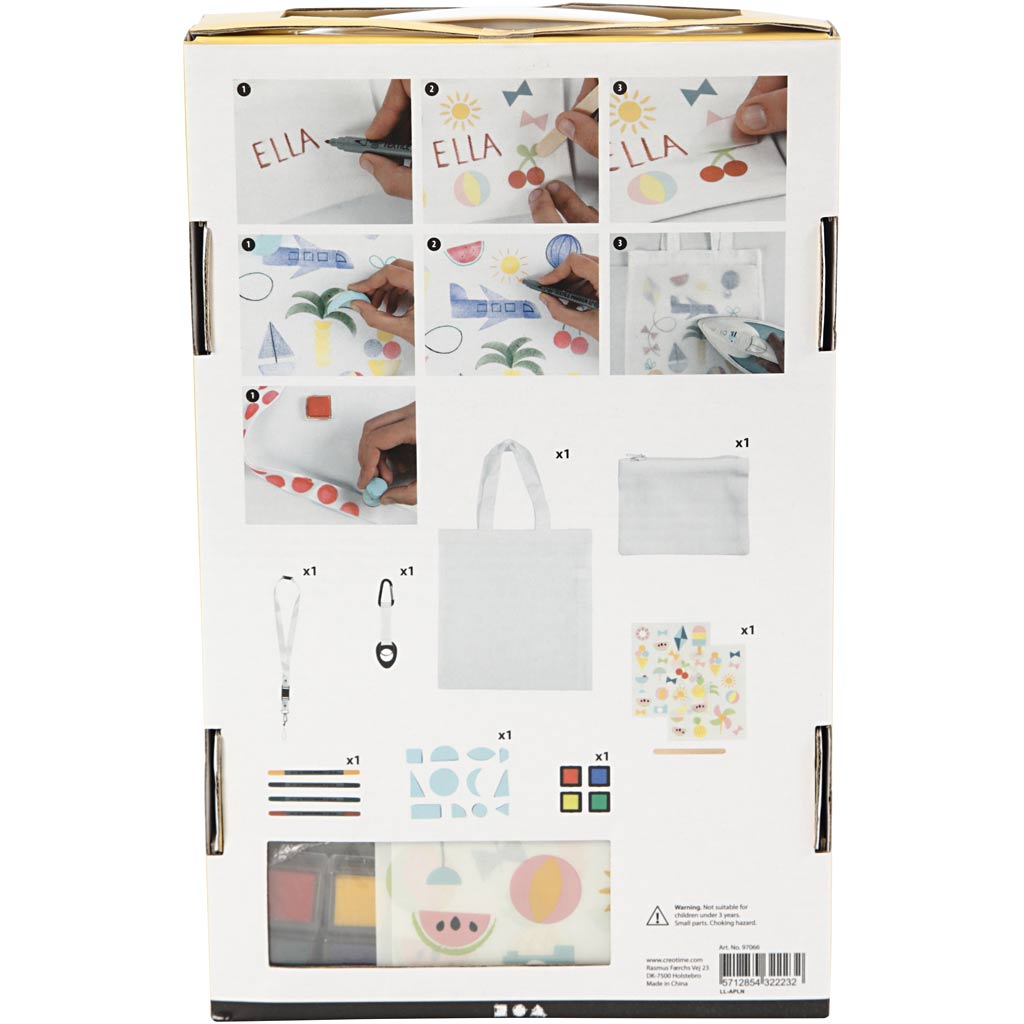 Creativ company diy textile kit, 1 box