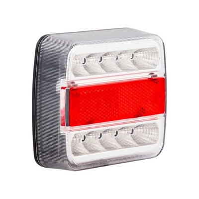 TrailerGear TrailerGear Luz trasera 10x10 cm. LED WHITE L = R