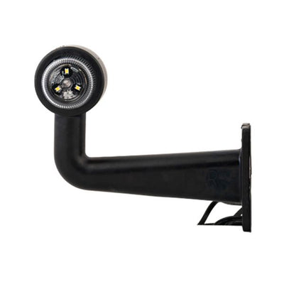 Lámpara de ancho de ancho TrailerGear Trailergear Lámpara Pendell Perpendicular 12-24V LED DERECHO