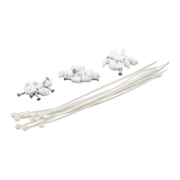 Tieribs + clips de cable *