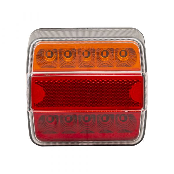 Luce posteriore trailergear 10x10 cm. Guidato