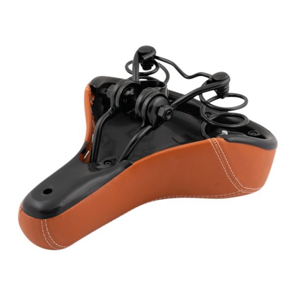 Silla de bicicleta comodidad marrón