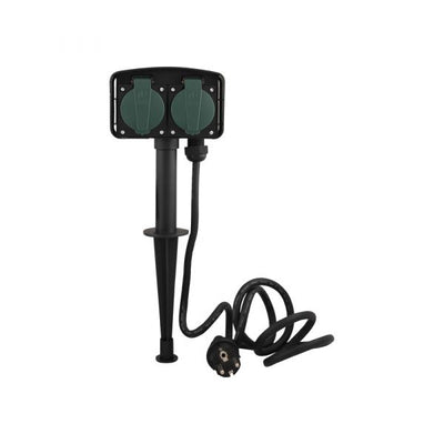 Socket da giardino AC con spiedini, 1,5 m.