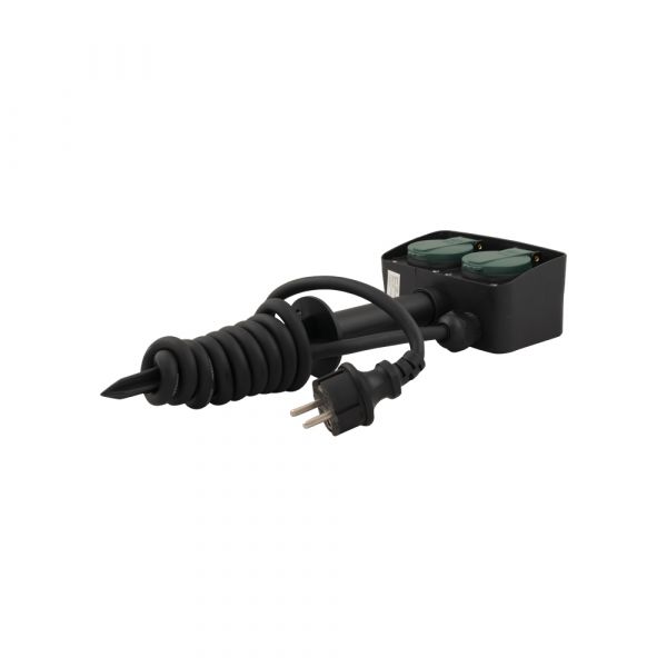 Socket da giardino AC con spiedini, 1,5 m.