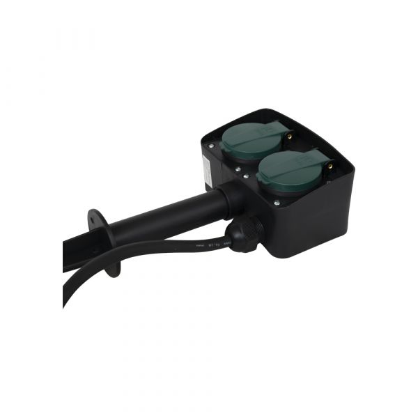 Socket da giardino AC con spiedini, 10 m.