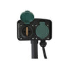 Socket da giardino AC con spiedini, 10 m.