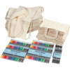 Gruppo aziendale Creativ set di zaini e borse con pennarelli, misura 27,5x30 cm, vari colori, 1 set