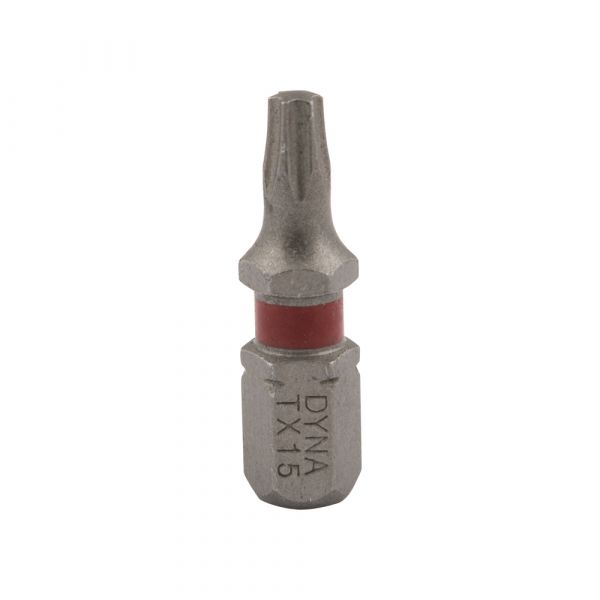 Broca de tornillo 25 mm tx-15 rojo 10x